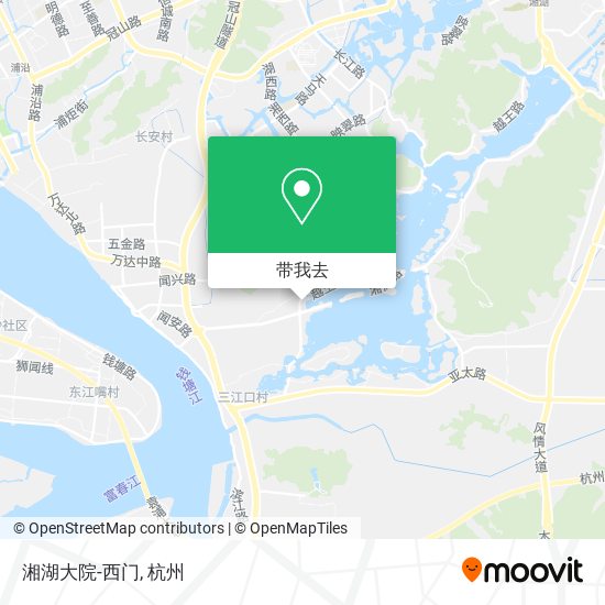 湘湖大院-西门地图