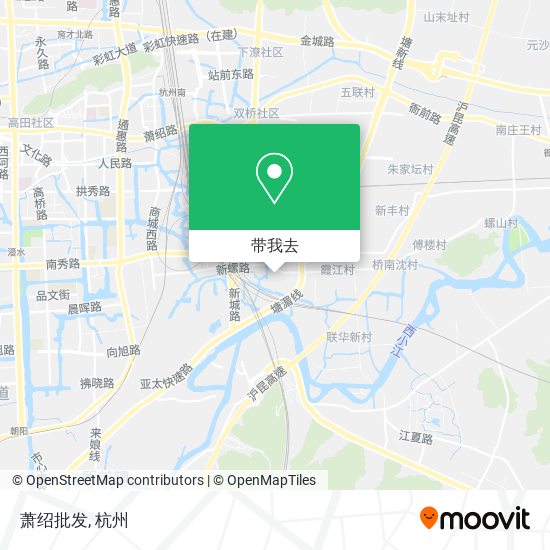 萧绍批发地图