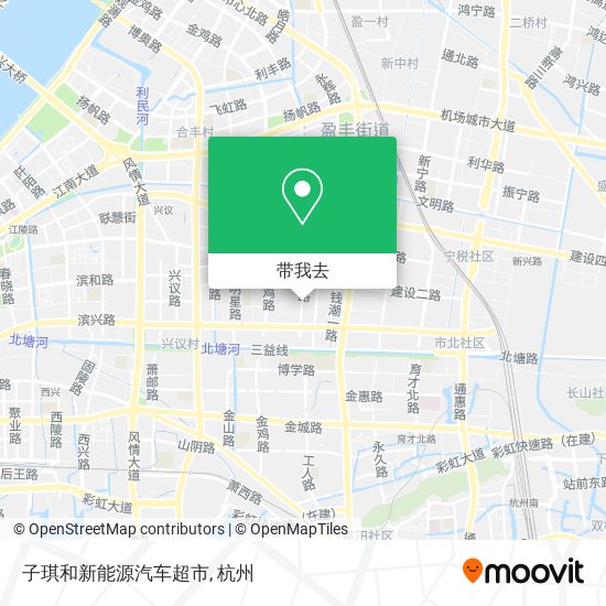 子琪和新能源汽车超市地图