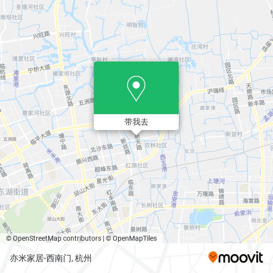 亦米家居-西南门地图