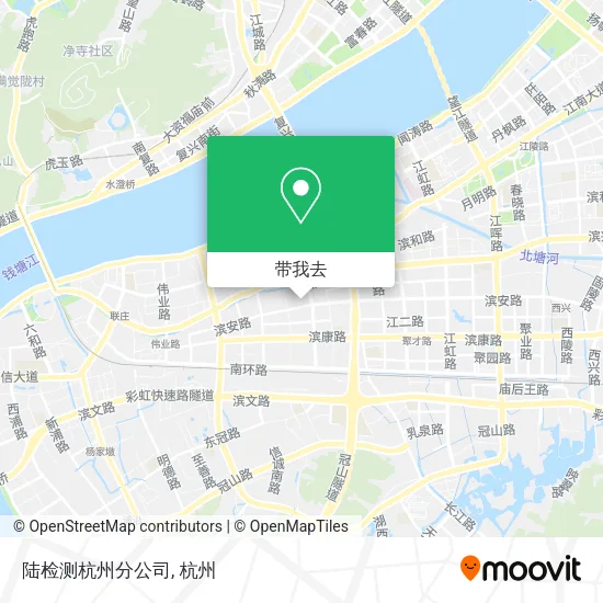 陆检测杭州分公司地图
