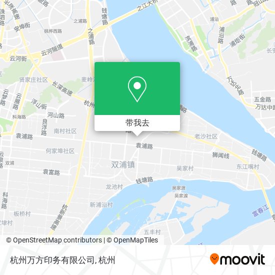 杭州万方印务有限公司地图