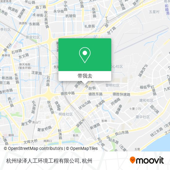 杭州绿泽人工环境工程有限公司地图