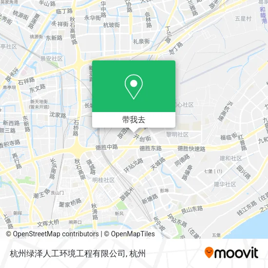 杭州绿泽人工环境工程有限公司地图