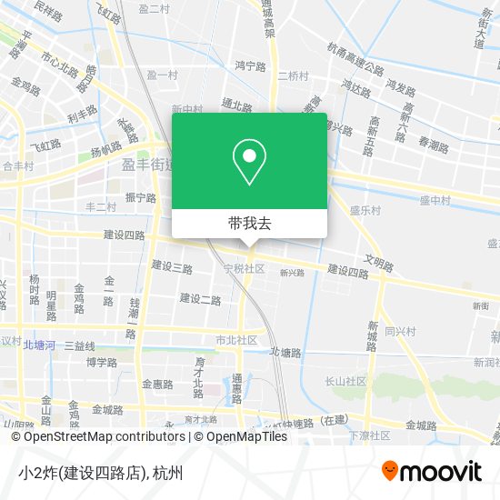 小2炸(建设四路店)地图