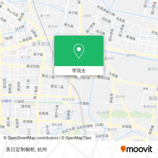 美日定制橱柜地图