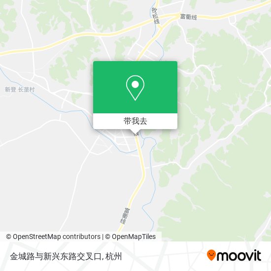 金城路与新兴东路交叉口地图