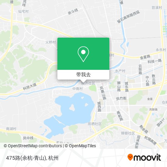475路(余杭-青山)地图