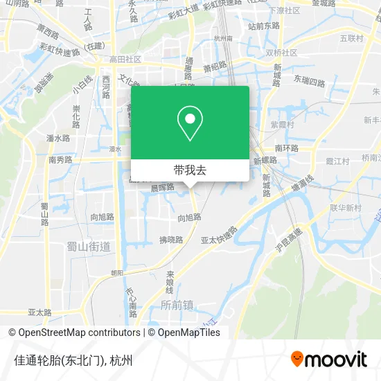 佳通轮胎(东北门)地图