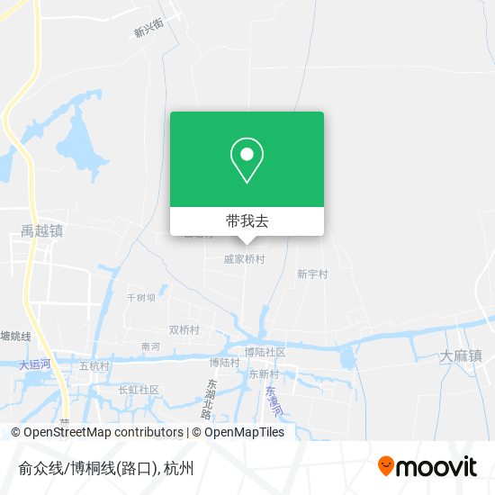 俞众线/博桐线(路口)地图