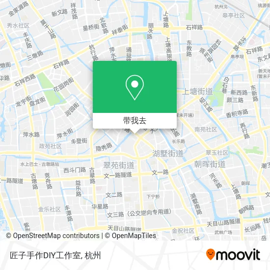匠子手作DIY工作室地图