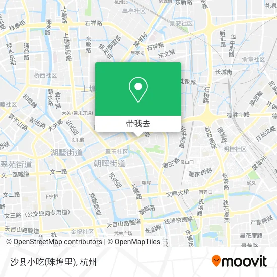 沙县小吃(珠埠里)地图