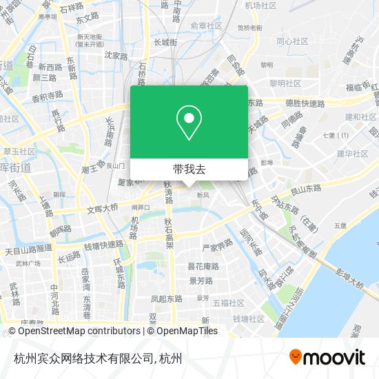杭州宾众网络技术有限公司地图