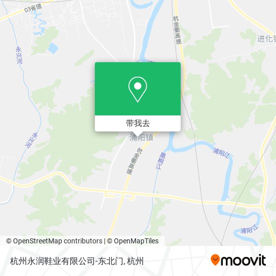 杭州永润鞋业有限公司-东北门地图