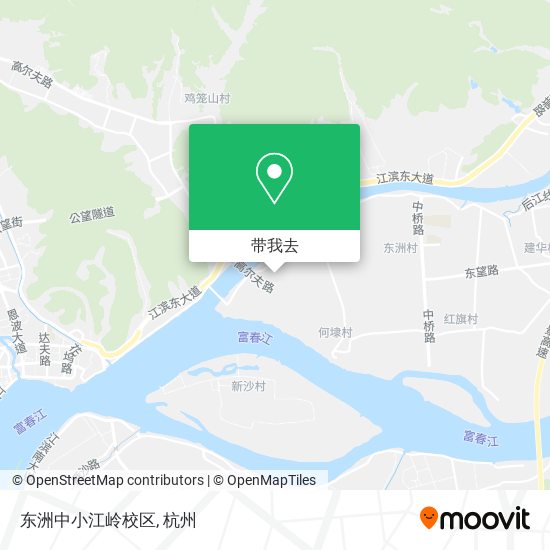 东洲中小江岭校区地图