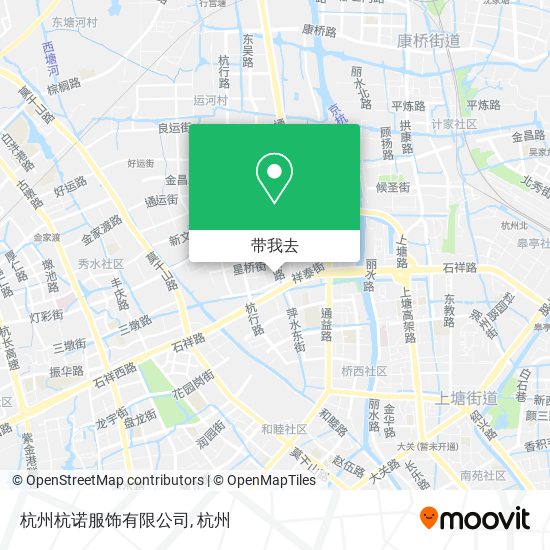 杭州杭诺服饰有限公司地图