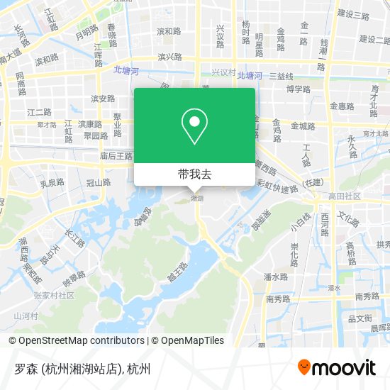 罗森 (杭州湘湖站店)地图