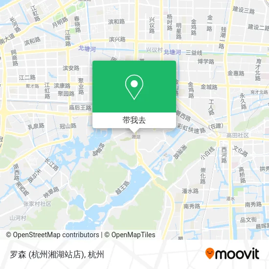 罗森 (杭州湘湖站店)地图