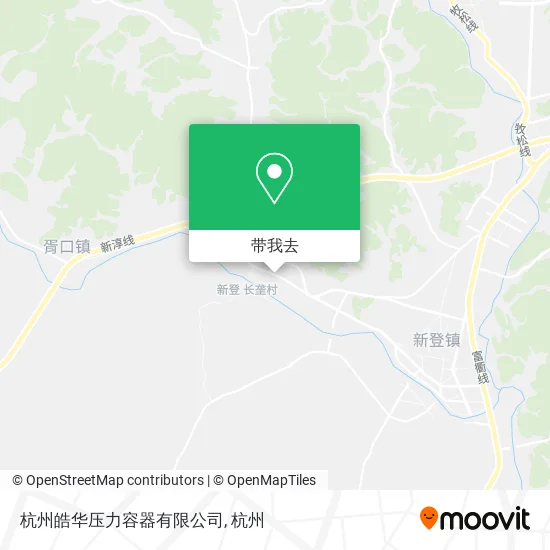 杭州皓华压力容器有限公司地图