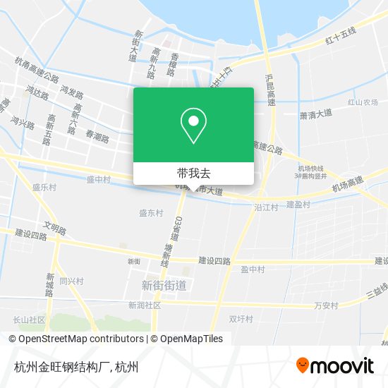 杭州金旺钢结构厂地图