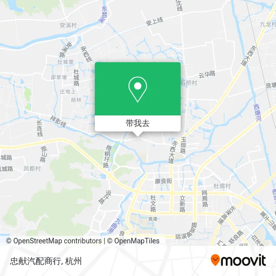 忠献汽配商行地图