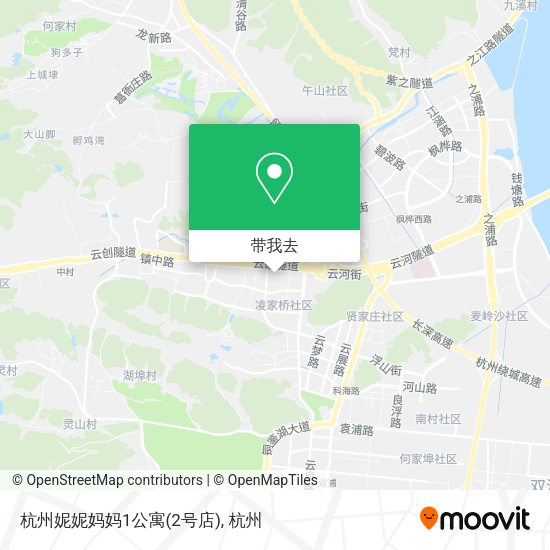 杭州妮妮妈妈1公寓(2号店)地图