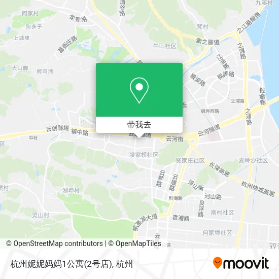 杭州妮妮妈妈1公寓(2号店)地图