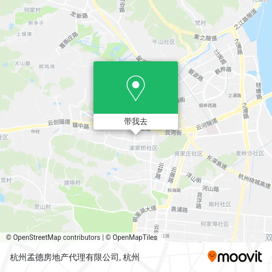 杭州孟德房地产代理有限公司地图