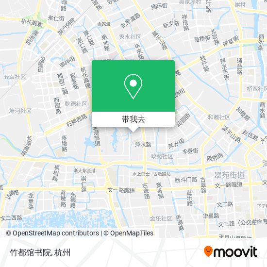 竹都馆书院地图