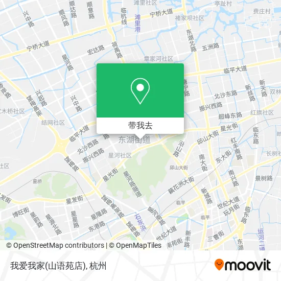 我爱我家(山语苑店)地图