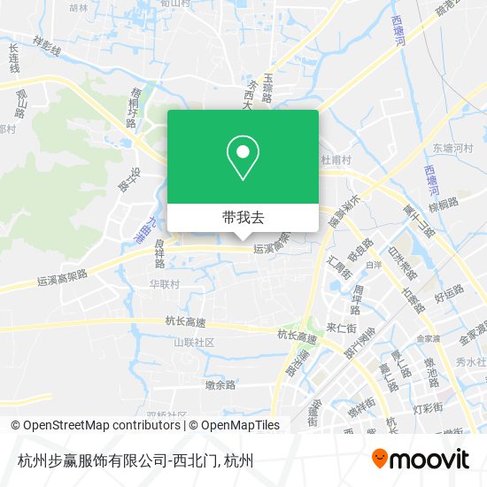 杭州步赢服饰有限公司-西北门地图