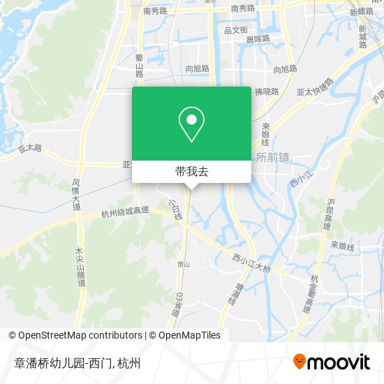 章潘桥幼儿园-西门地图