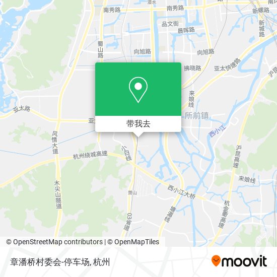 章潘桥村委会-停车场地图