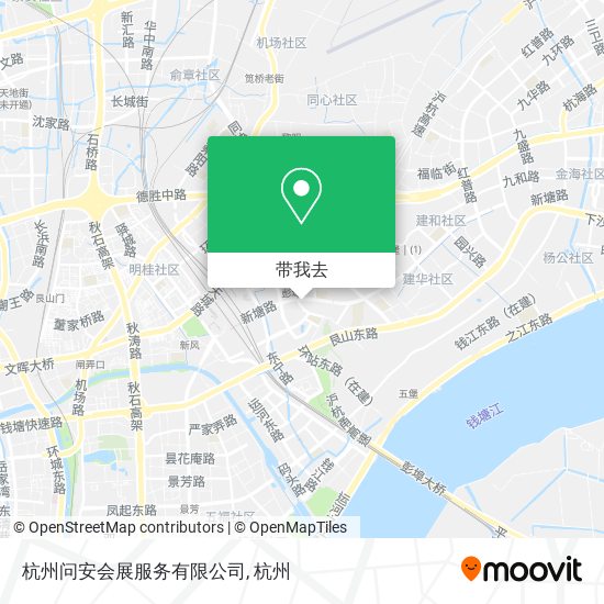 杭州问安会展服务有限公司地图