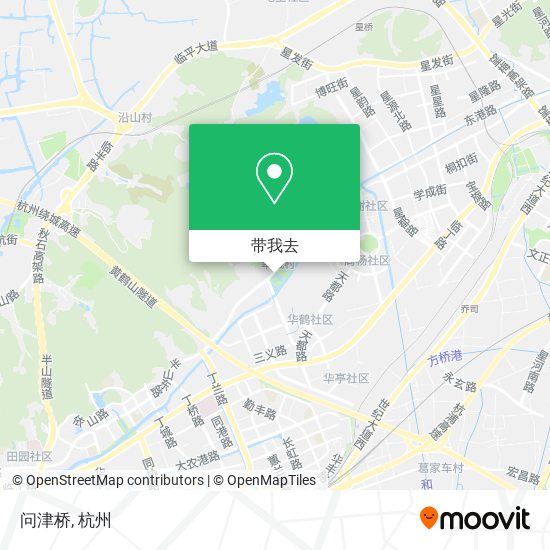 问津桥地图