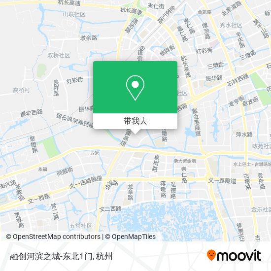 融创河滨之城-东北1门地图