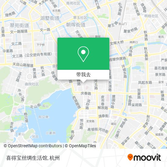 喜得宝丝绸生活馆地图