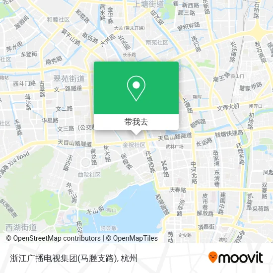 浙江广播电视集团(马塍支路)地图
