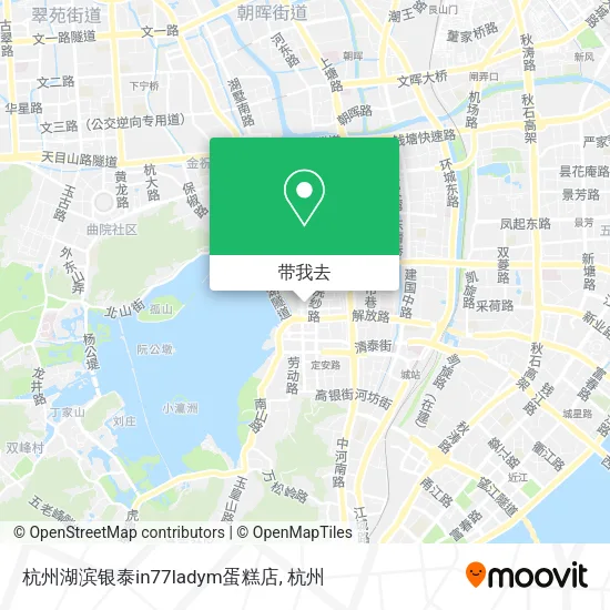 杭州湖滨银泰in77ladym蛋糕店地图