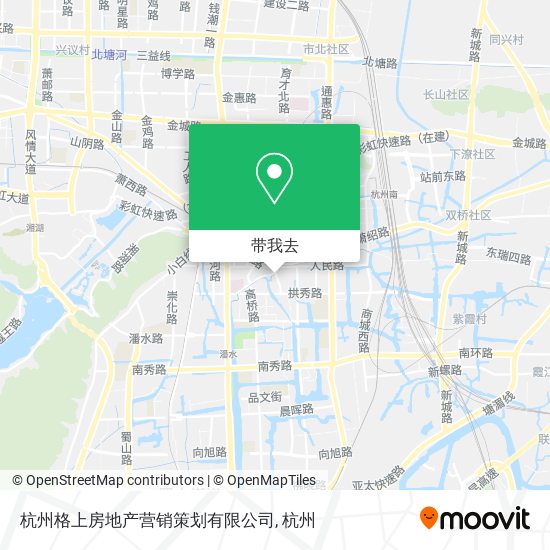 杭州格上房地产营销策划有限公司地图