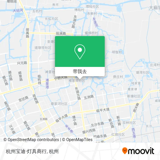 杭州宝迪·灯具商行地图