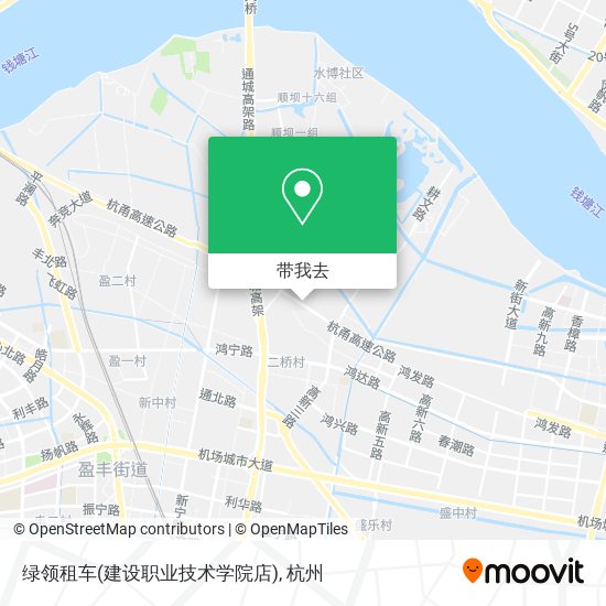 绿领租车(建设职业技术学院店)地图