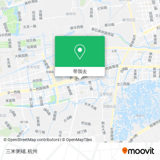 三米粥铺地图