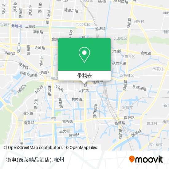 街电(逸莱精品酒店)地图