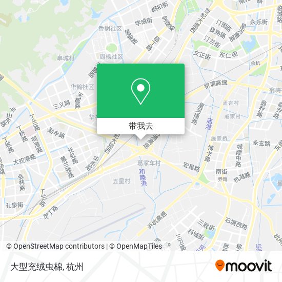 大型充绒虫棉地图