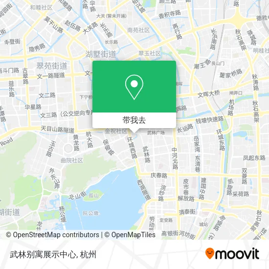 武林别寓展示中心地图