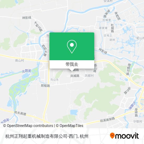 杭州正翔起重机械制造有限公司-西门地图
