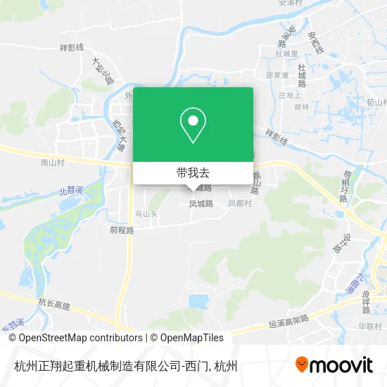 杭州正翔起重机械制造有限公司-西门地图