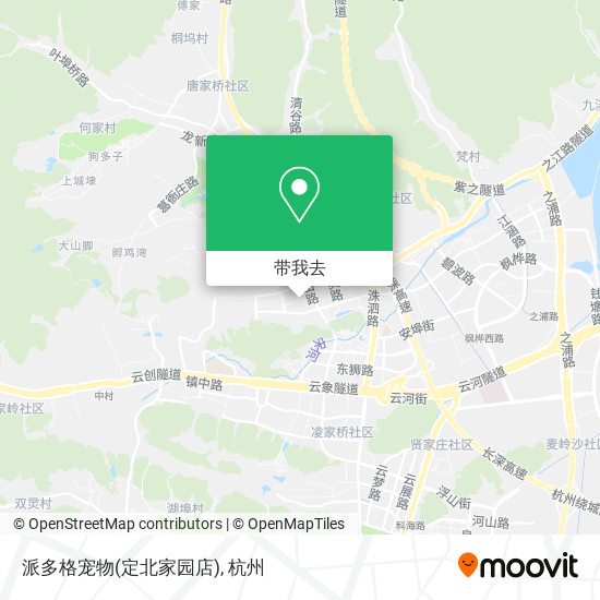 派多格宠物(定北家园店)地图