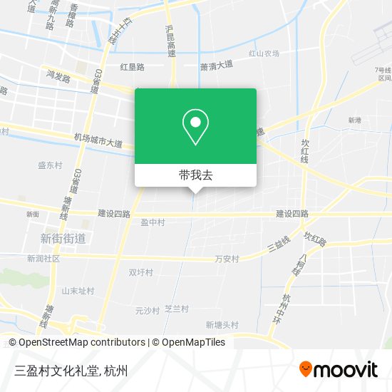 三盈村文化礼堂地图